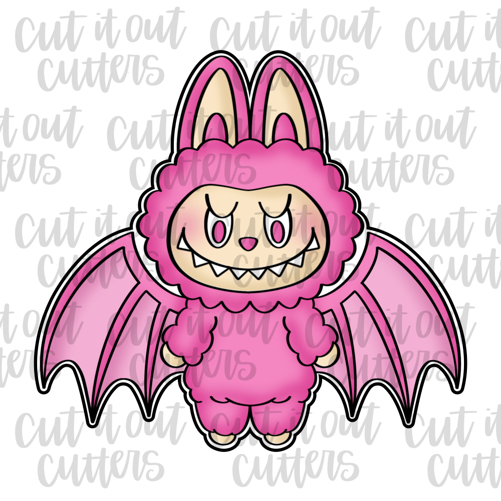 Big Wing Furry Monster Cookie Cutter