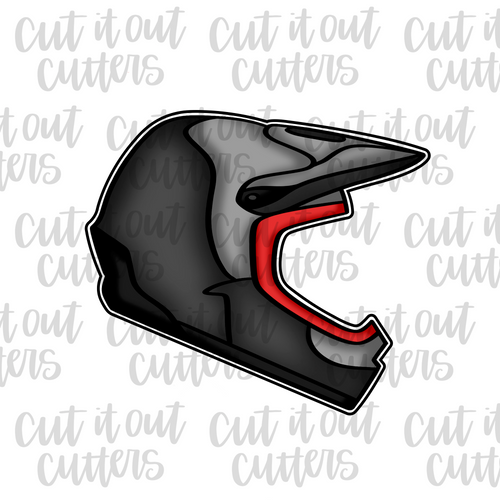 BMX Helmet Cookie Cutter