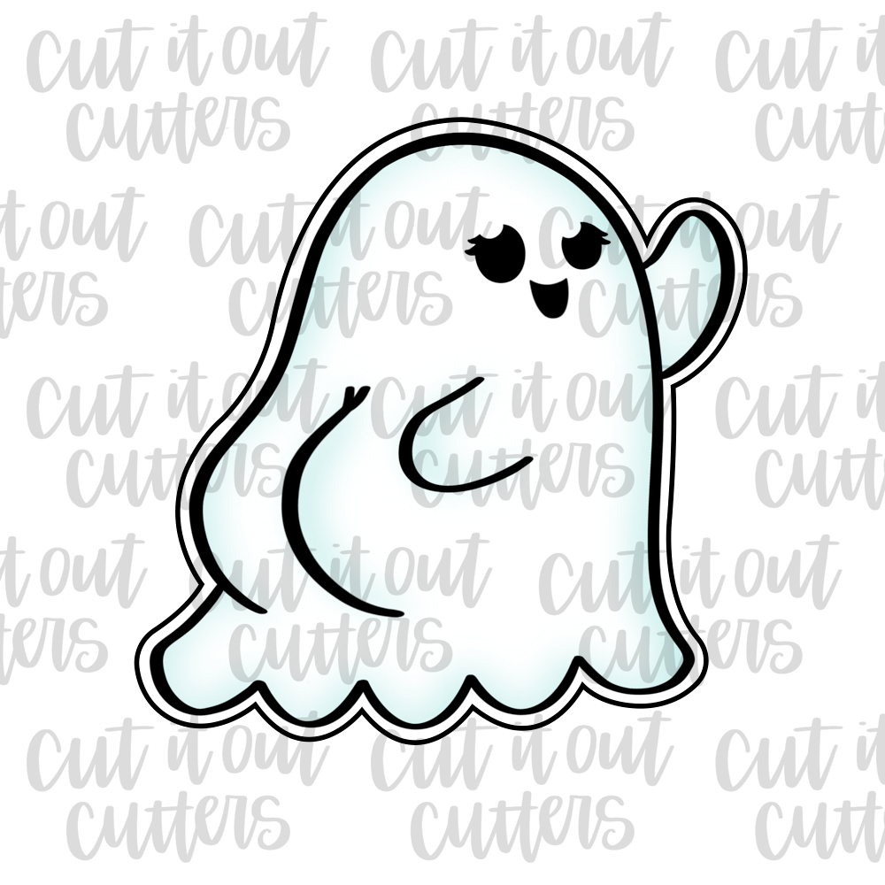 Booty Ghost Cookie Cutter