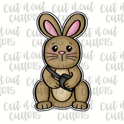 Boujee Bunny Rabbit Cookie Cutter