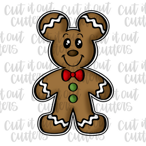 Boy Mouse Gingerbread Cookie Cutter