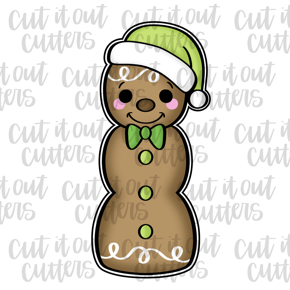 Bubble Gingerbread Man Cookie Cutter