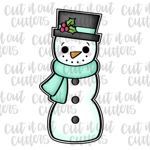 Bubble Snowman Cookie Cutter