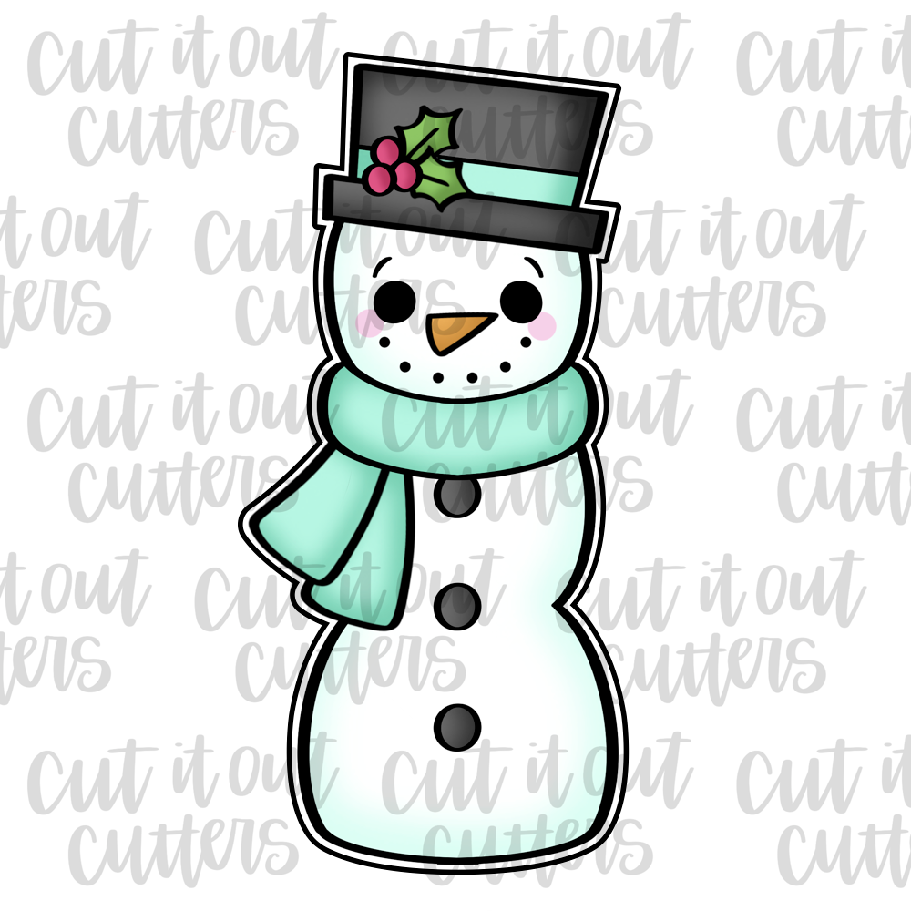 Bubble Snowman Cookie Cutter