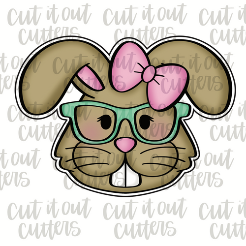 Buck Tooth Girl Bunny Cookie Cutter