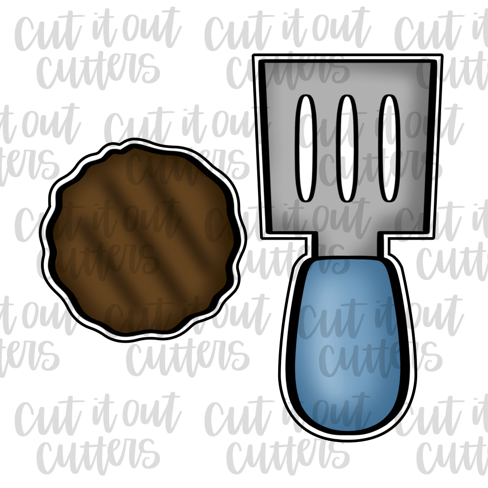 Burger & Spatula Cookie Cutter Set