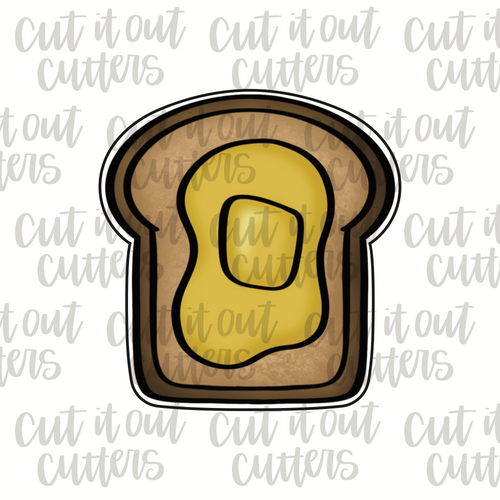 Buttered Toast Cookie Cutter