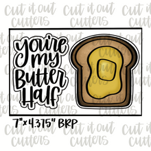 Load image into Gallery viewer, Butter Half &amp; Toast Cookie Cutter Set