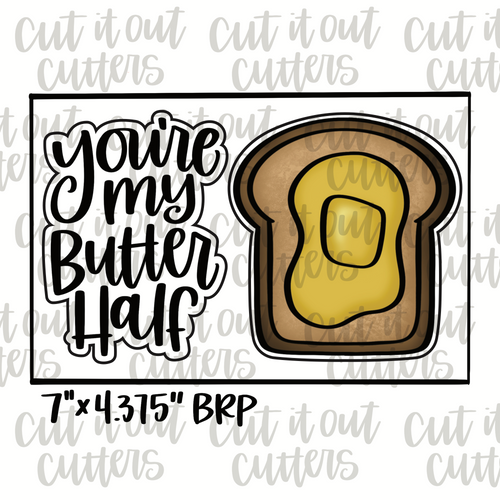 Butter Half & Toast Cookie Cutter Set