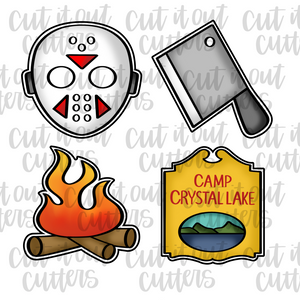 Camp Killer Movie Cookie Cutter Set