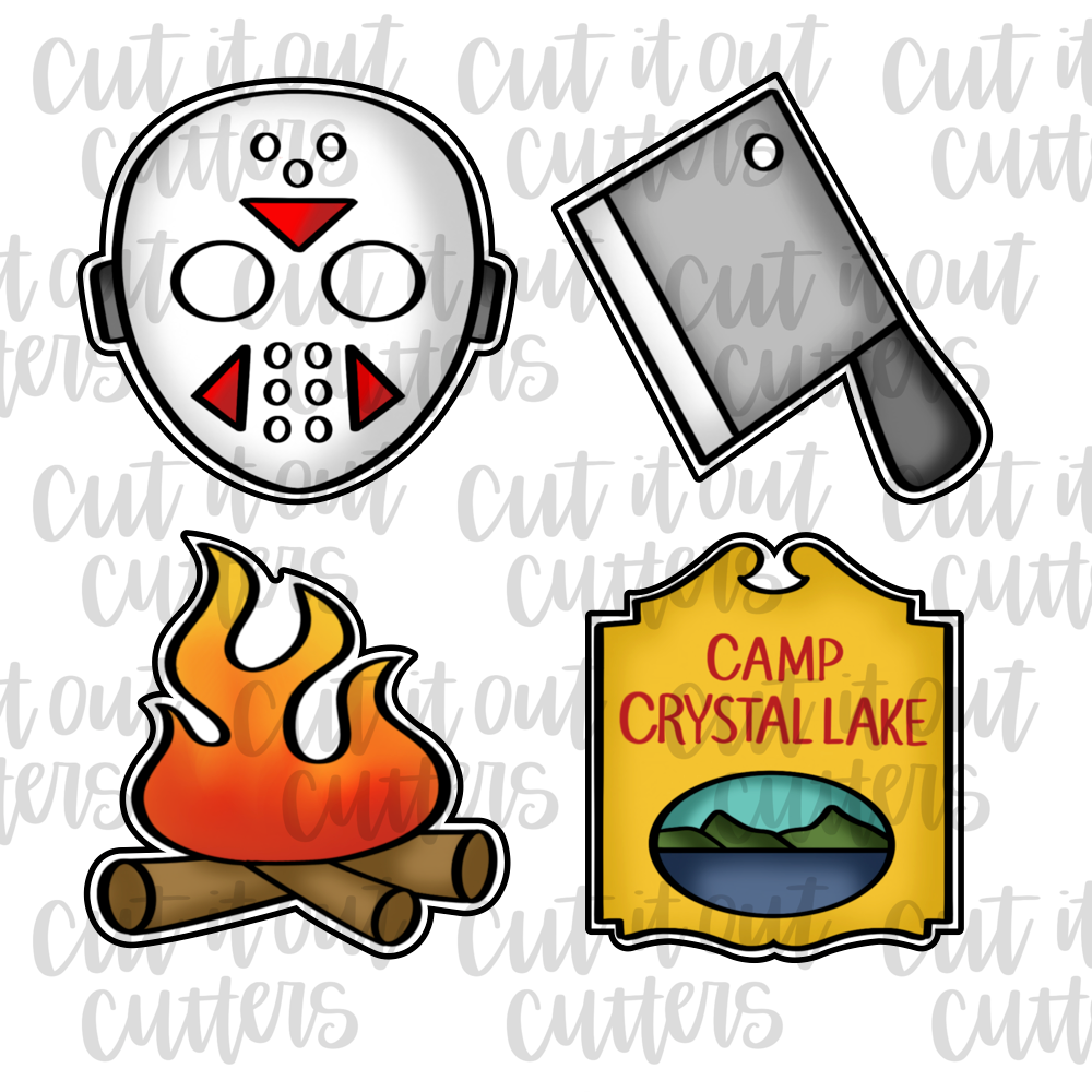 Camp Killer Movie Cookie Cutter Set