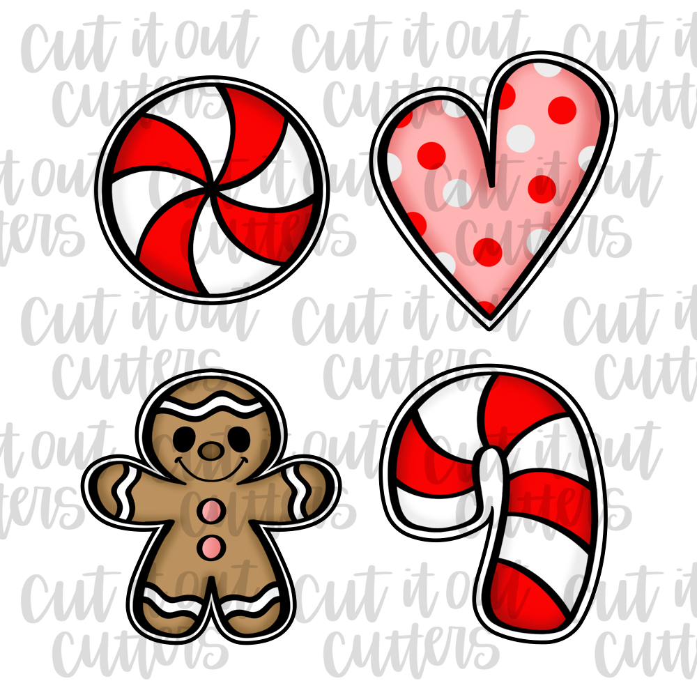 Candy Canes & Things Cookie Cutter Set