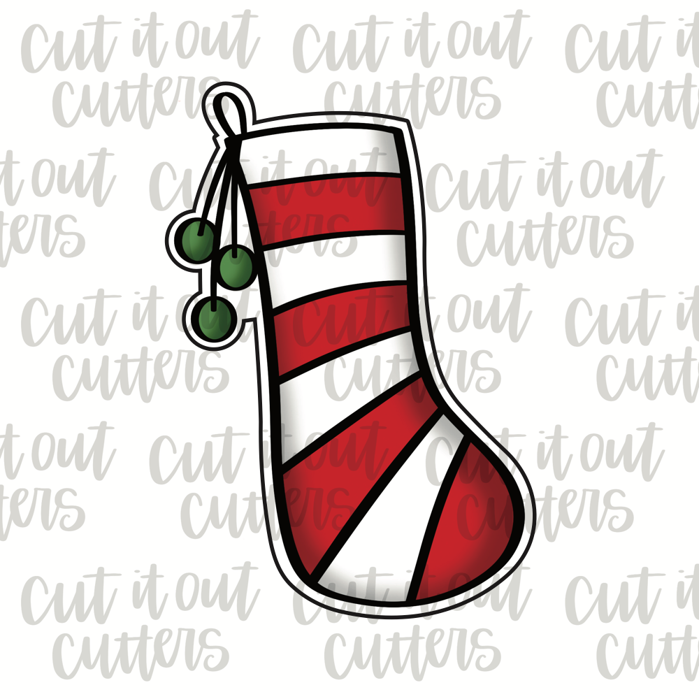 Christmas Stocking with Cuff Cookie Cutter