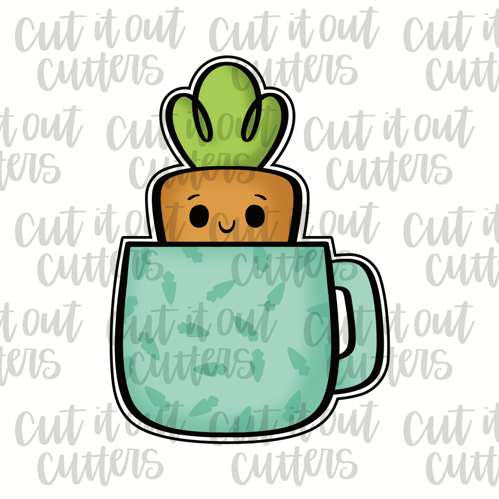 Carrot in a Mug Cookie Cutter