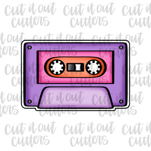 Cassette Tape 2 Cookie Cutter