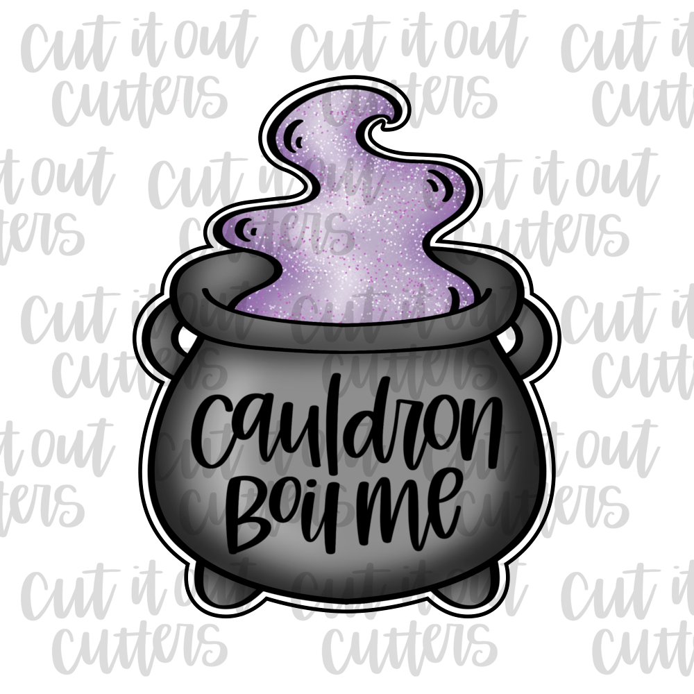 Cauldron Boil Me Cookie Cutter