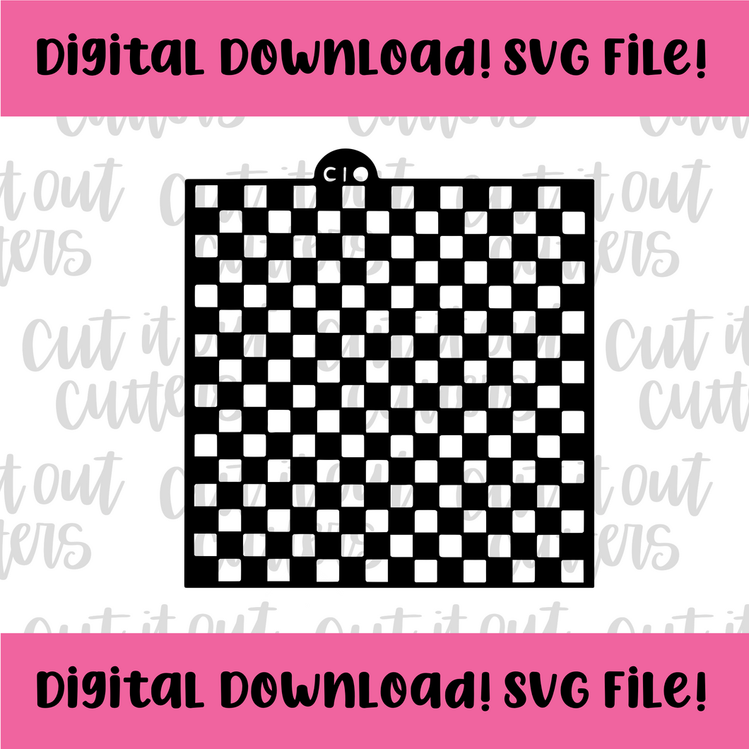 DIGITAL DOWNLOAD SVG File for Checkerboard Stencil – Cut It Out Cutters digital-download-svg-file-for-checkerboard-stencil-cut-it-out-cutters