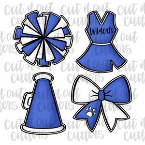 Cheerleading Cookie Cutter Set