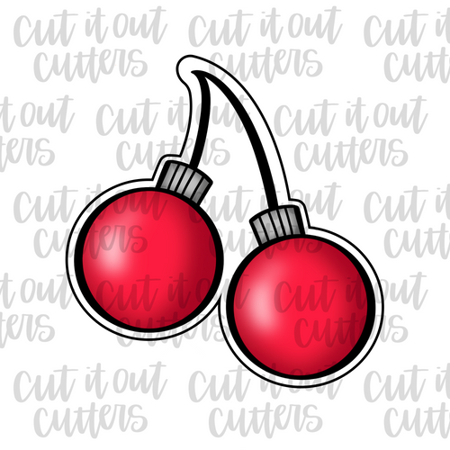Cherry Ornaments Cookie Cutter