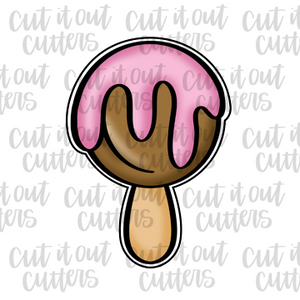 Chocolate Ice Pop with Drip Cookie Cutter