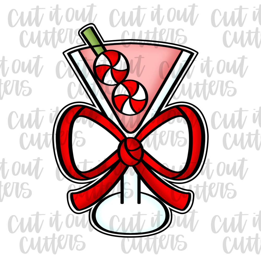 Christmas Martini Cookie Cutter