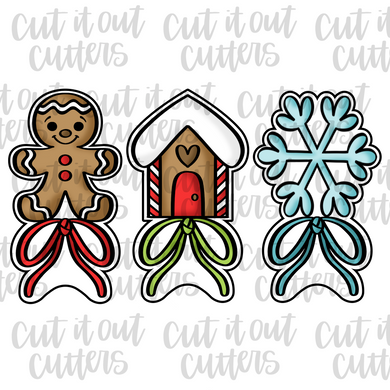Christmas Stick Toppers Cookie Cutter Set