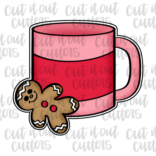 Coffee & Cookies Cookie Cutter