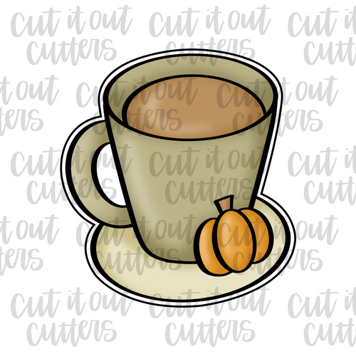 Coffee Cup and Saucer Cookie Cutter