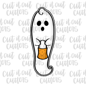 Coffin Ghost Cookie Cutter