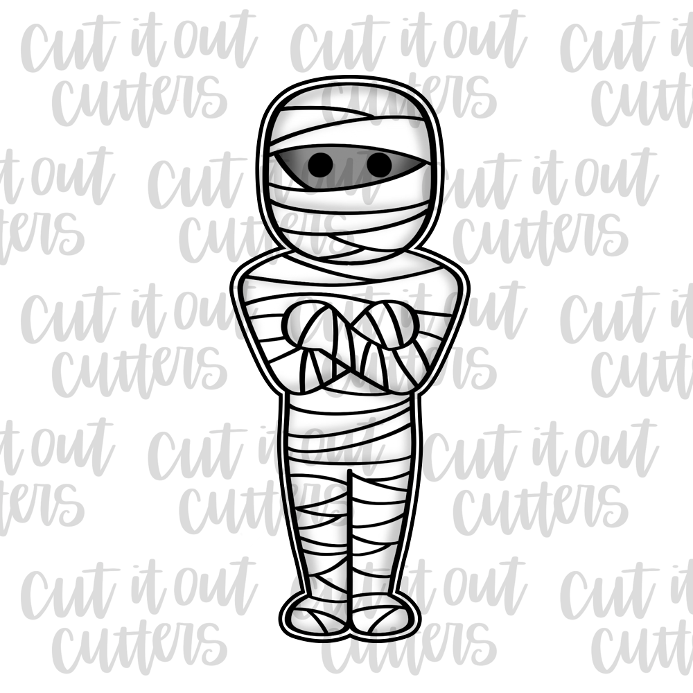 Coffin Mummy Cookie Cutter