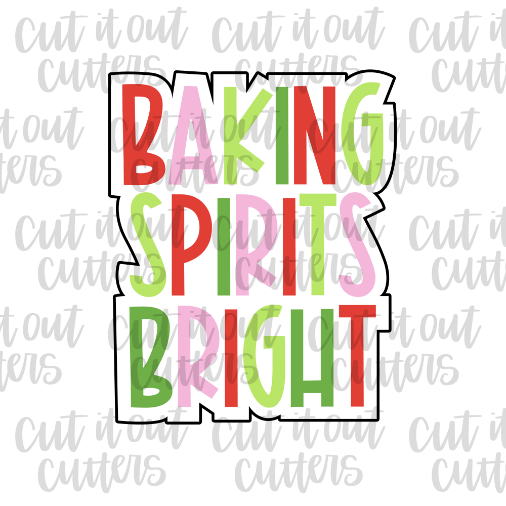 Colorful Baking Spirits Bright Cookie Cutter
