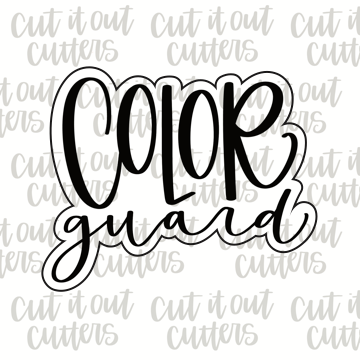 Color Guard Cookie Cutter