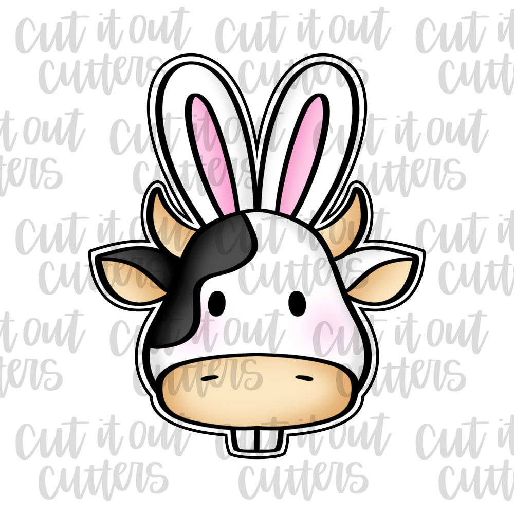 Cow in Bunny Disguise Cookie Cutter