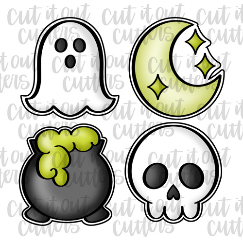 Cute & Spooky Mini Cookie Cutter Set