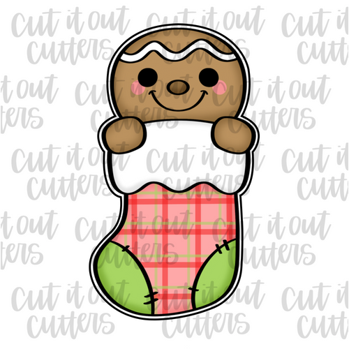 Cutie in a Stocking Cookie Cutter