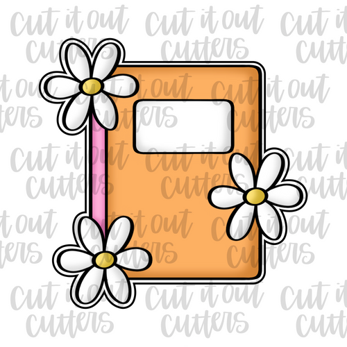 Daisy Notebook Cookie Cutter