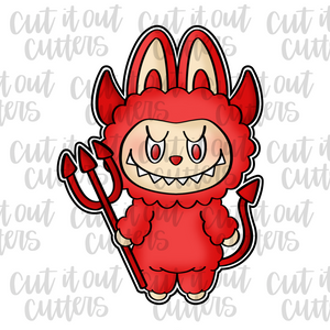 Devil Furry Monster Cookie Cutter