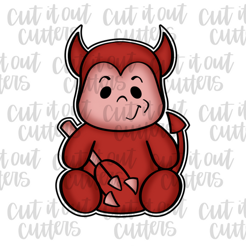 Devil Plushie Cookie Cutter
