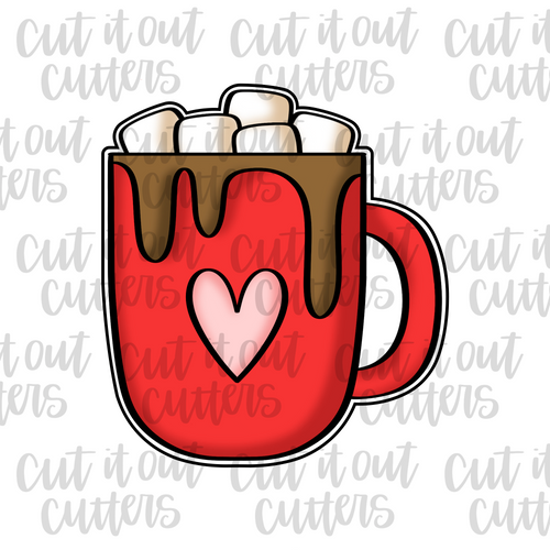 Drippy Hot Cocoa Cookie Cutter