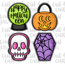 Load image into Gallery viewer, Easy Halloween Cuties Cookie Cutter Set