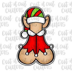 Adult Christmas Peens Cookie Cutter