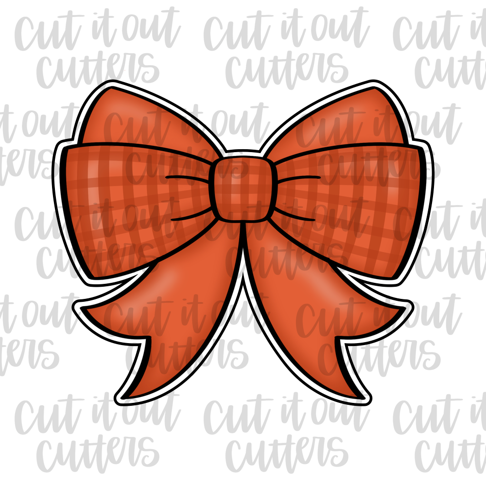 Fall Bow Cookie Cutter