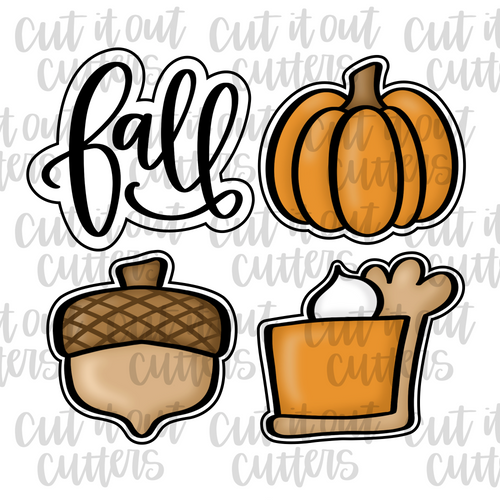 Fall Essentials Minis Cookie Cutter Set