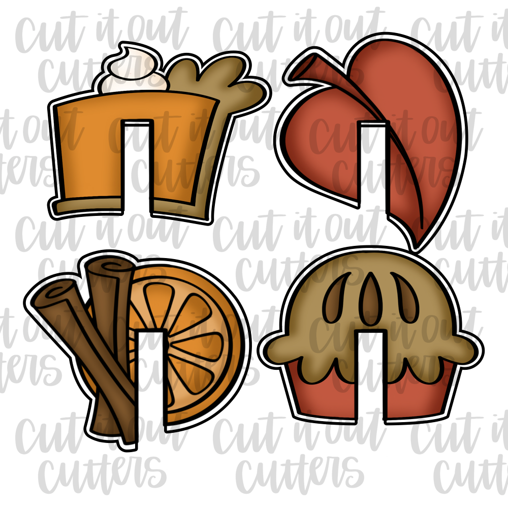 Fall Vibes Muggie Cookie Cutter Set – Cut It Out Cutters