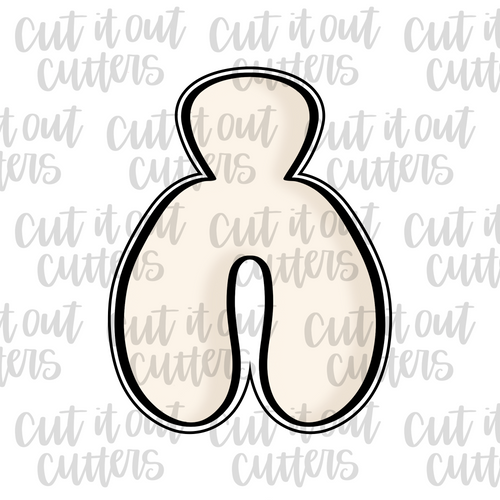 Fat Wishbone Cookie Cutter