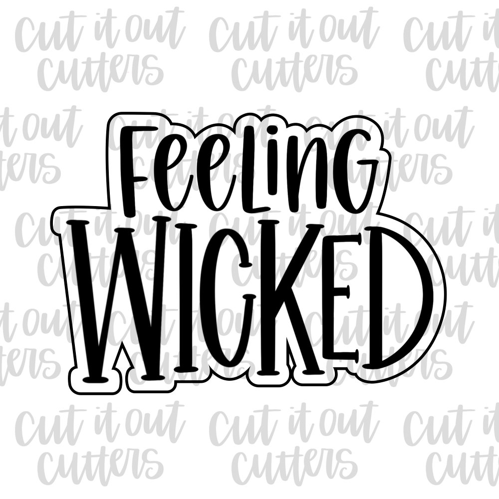 Feeling Wicked Notepad Feeling Wicked Cookie Cutter – Cut It Out Cutters