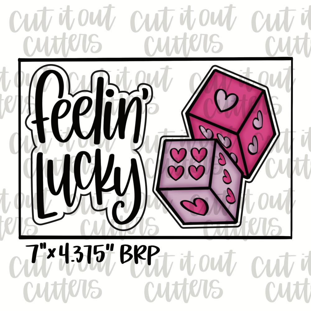 Feelin' Lucky & Dice Cookie Cutter Set