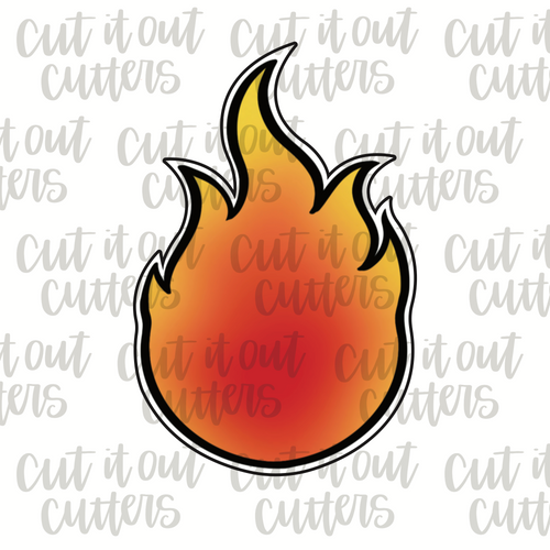 Flame Cookie Cutter