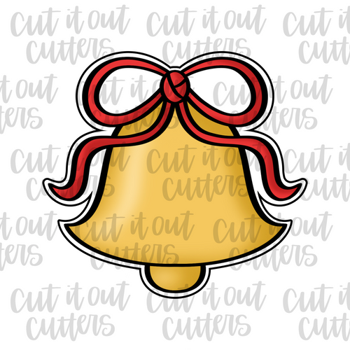 Floppy Bow Bell Cookie Cutter