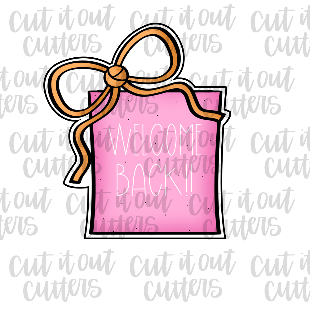 Floppy Bow Note Cookie Cutter